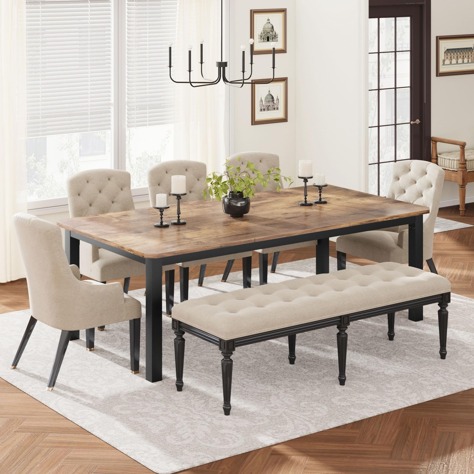 Vintage dining table Video Reviews & Price Dropped Alert – Lowest offer on eBay is $150